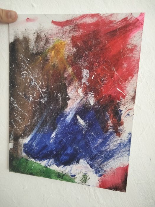 Tablou abstract (Puterea Cerului) dimensiune 30x23