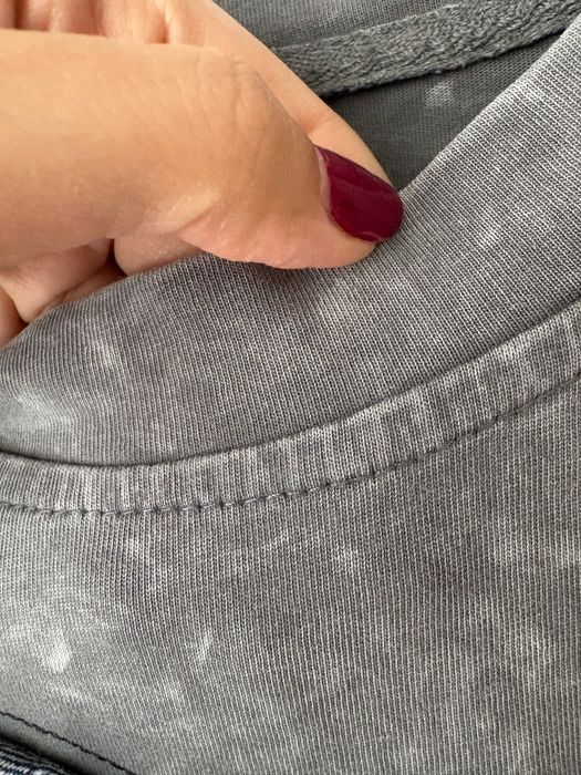 Тениска с деним декорация  заек