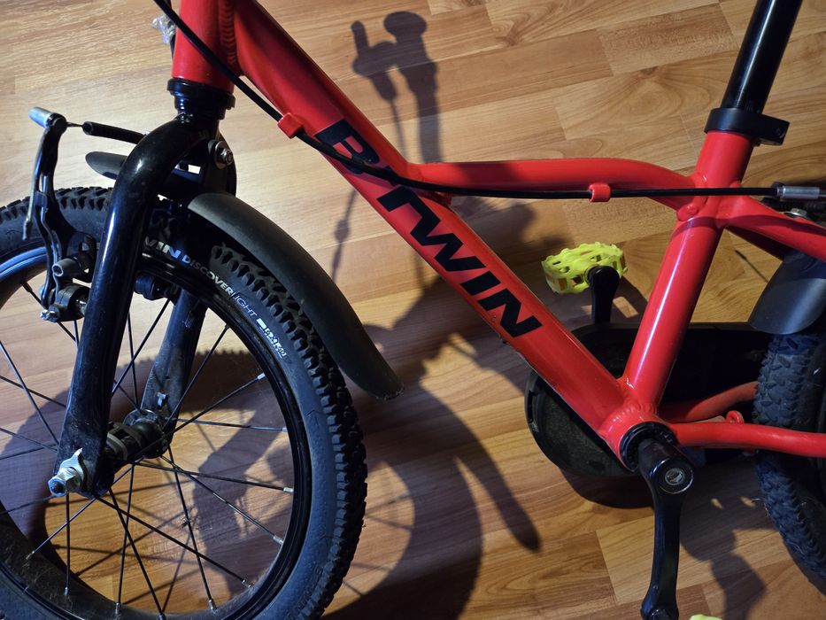 Vand bicicleta B'TWIN 16 INCH 4-6 ANI 900 RACING ROȘU