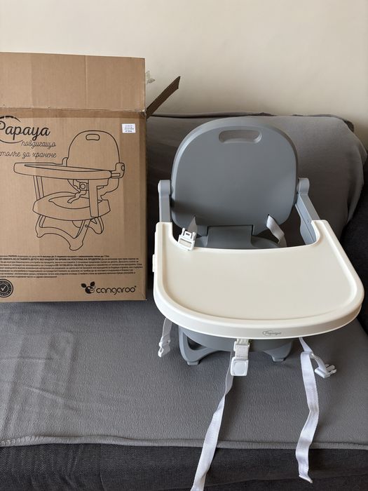 Бустер столче Cangaroo Papaya Сиво