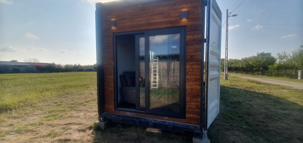 Tiny house la cheie  ,casa din container maritim 40 ft hc nou