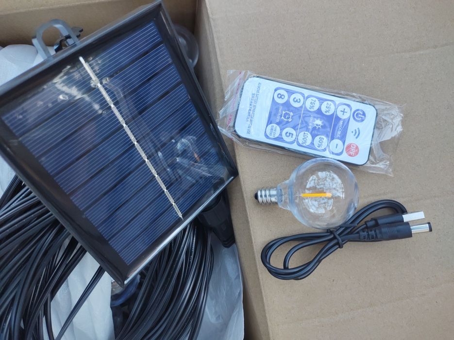 Соларни лампи гирлянд 30м