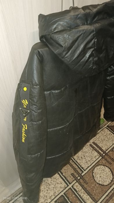 Куртка экокожа оверсайз