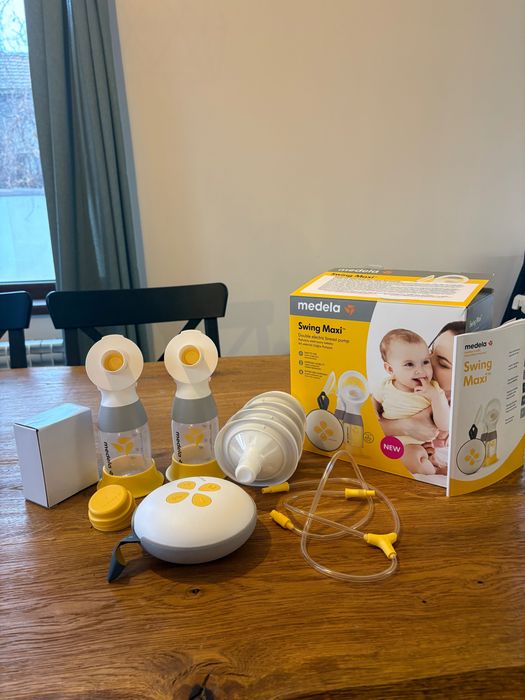 Помпа за кърма - Помпа за кърма Medela Swing Maxi Double