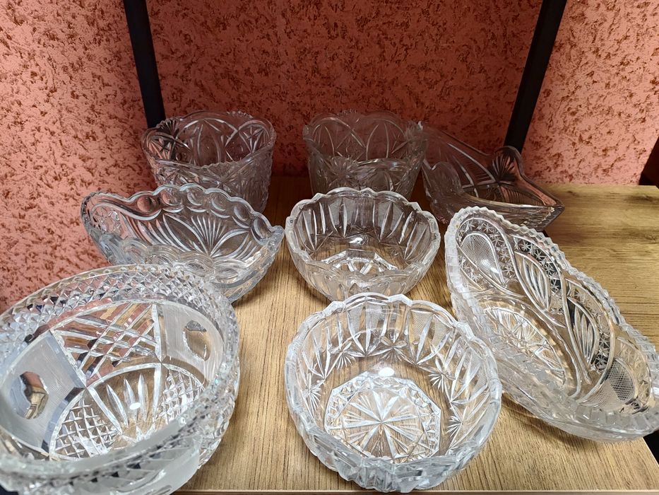 Хрусталь (разной формы вазочки)