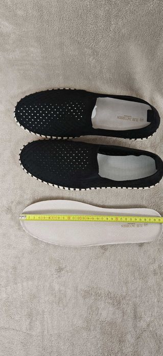 Pantofi ILSE JACOBSEN Tulip bărbați 45 negru ORIGINALI – noi, în cutie