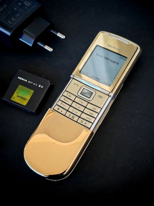 телефон Nokia 8800 Sirocco Gold, Нокиа 8800 Сироко Голд оригинален