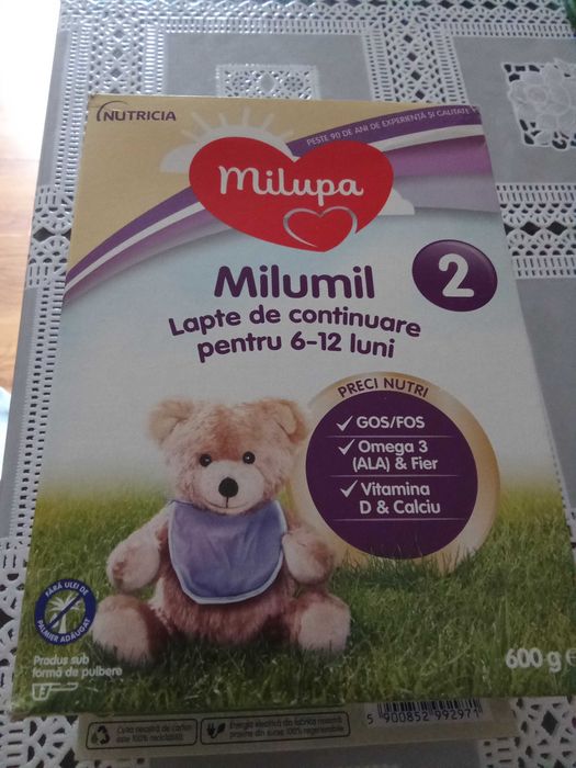 Lapte praf milumil pentru 6-12 luni