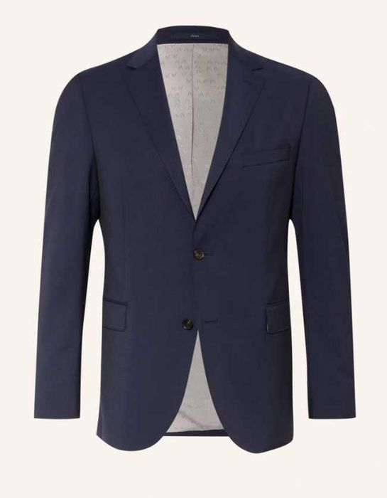 Sacou blazer de lux 54 XXL Eduard Dressler lana REDA super 150' navy