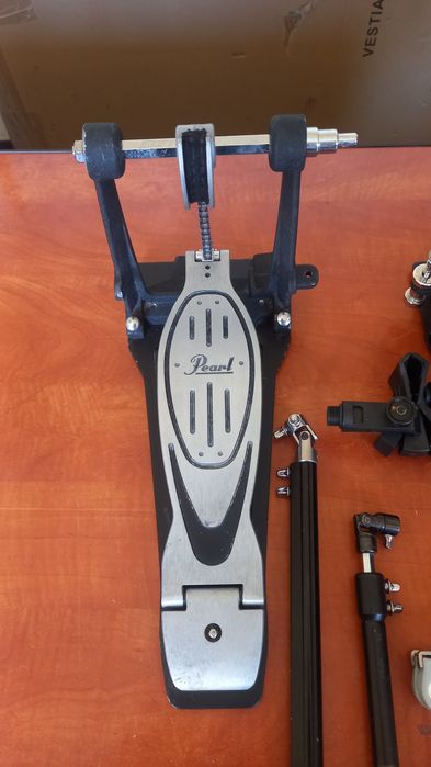 Set pedale Pearl 902 Double Bass Pedal