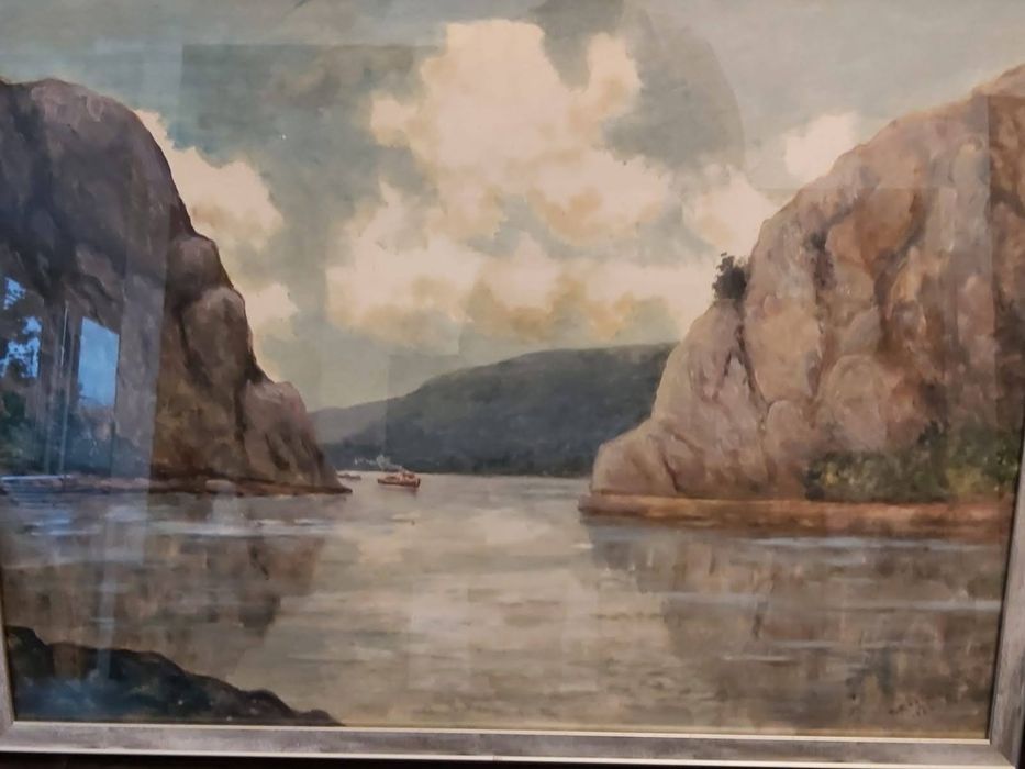 Tablouri pictate cu semnătura.