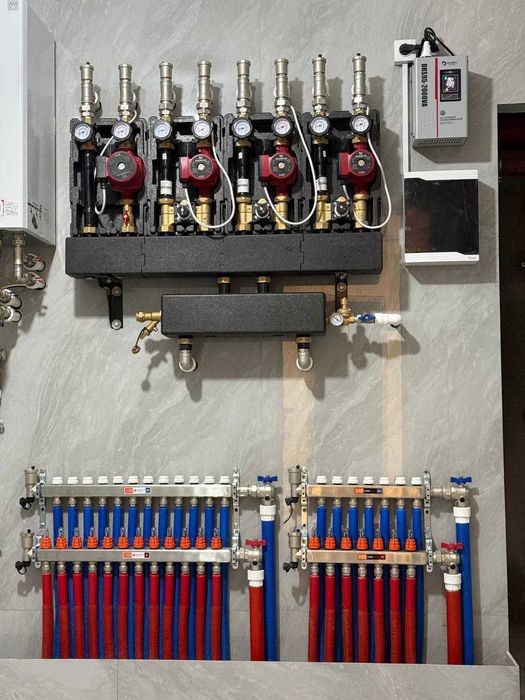 Сантехник монтаж отопления, тёплый пол, установка Двухконтурные котлы