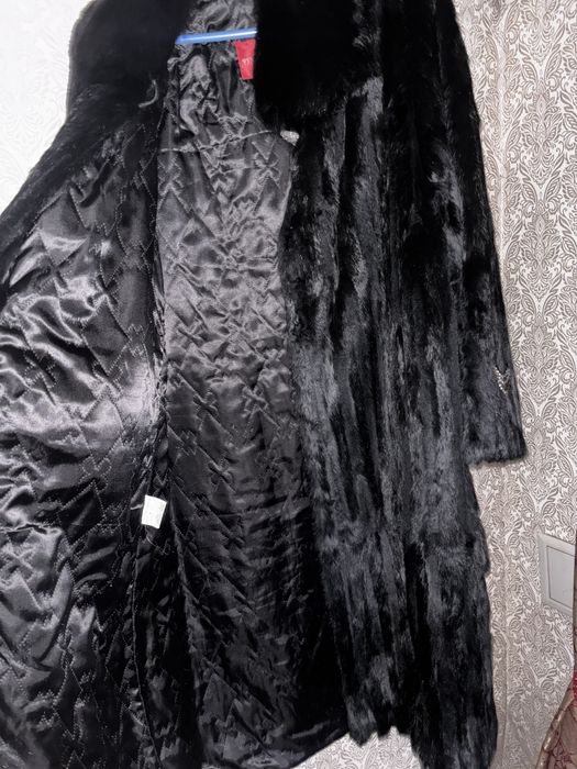 шуба из шерсти кролика