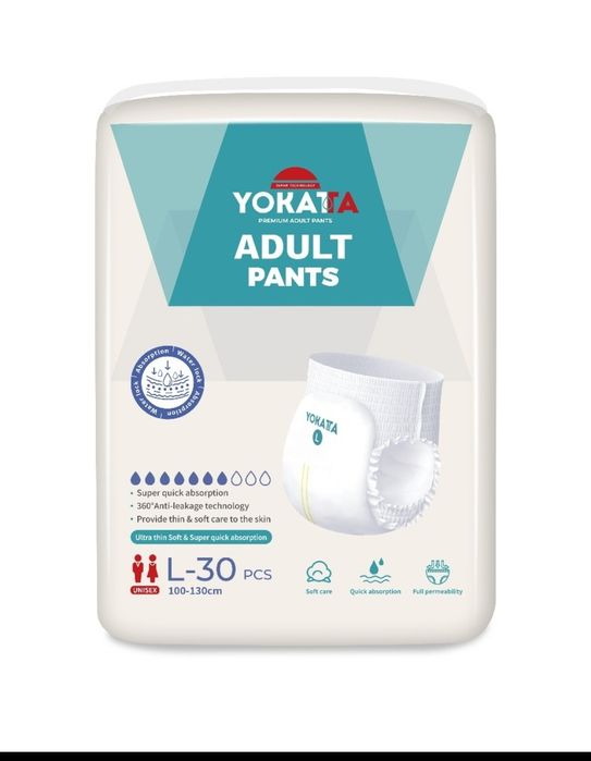 Подгузники трусики YAKATA 3L