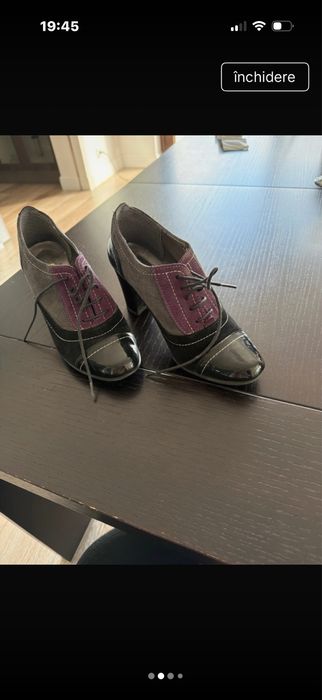 Pantofi cu toc marimea 37