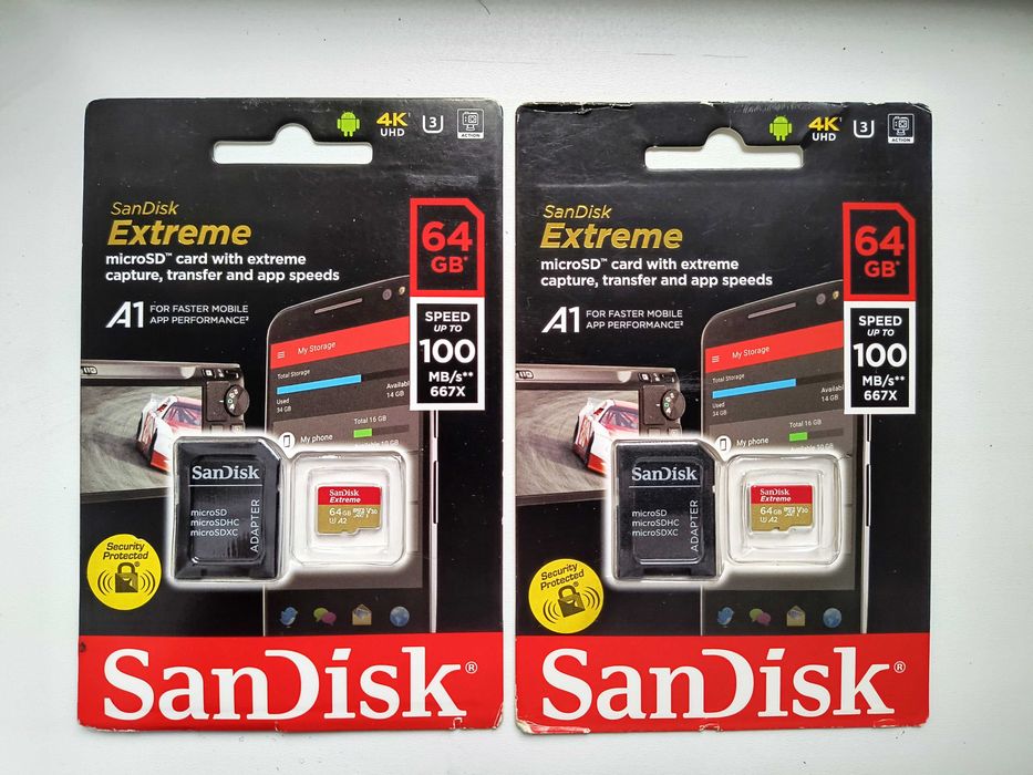 4K карта памет SanDisk Extreme Micro SDXC UHS-I V30 U3
