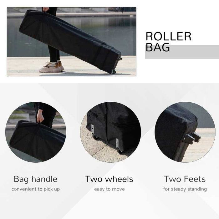 Outsunny 3,5 x 3,5 м градинска шатра