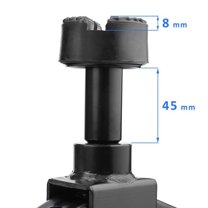 Cric trapezoidal 2t pentru ridicarea masinii cheie roti husa manusi