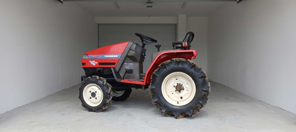 Tractor / tractoras Yanmar KE3 D - 14 cp cu freza de sol, plug, import Japonia, Stare perfecta. Ideal pana la 1 ha, vie, livada gradini,