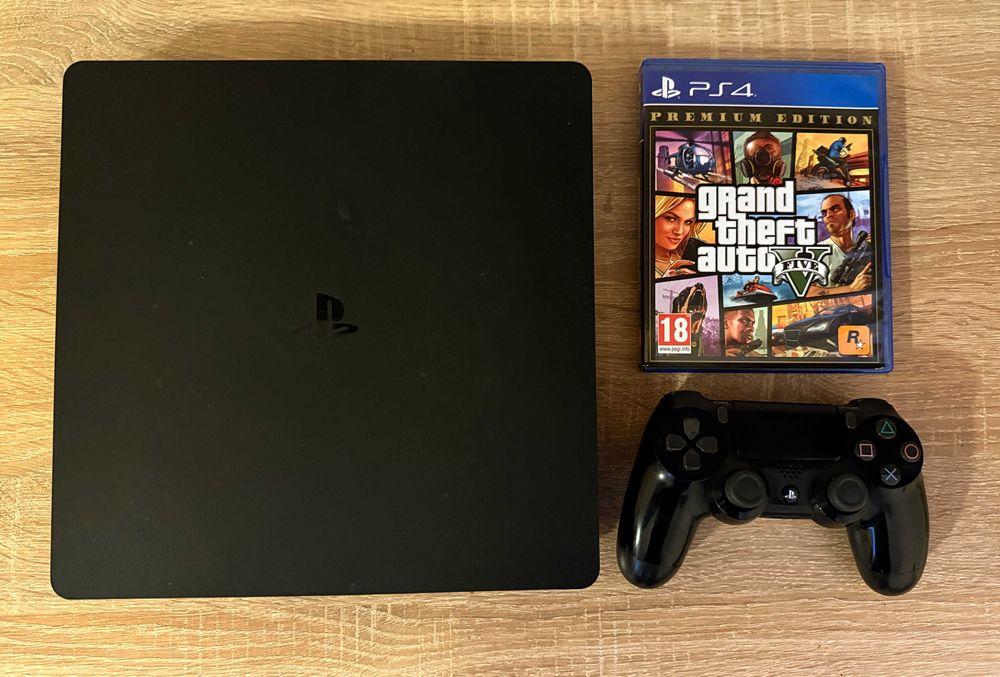 [ PS4 + GTA 5 > PlayStation 4 Slim с диск GTA V