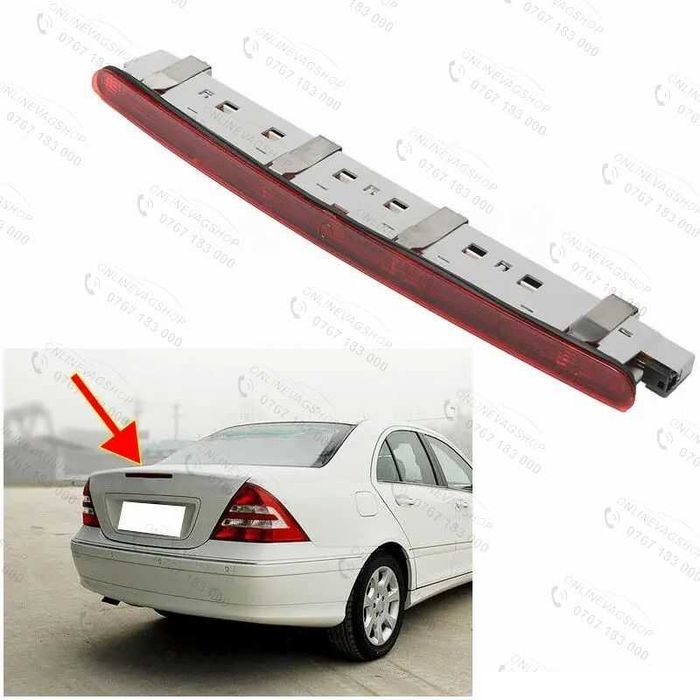 Lampa stop frana usa portbagaj spate Mercedes C W203, al treilea stop