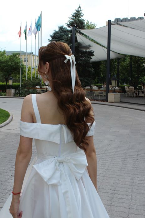 Платье белое на выпускной