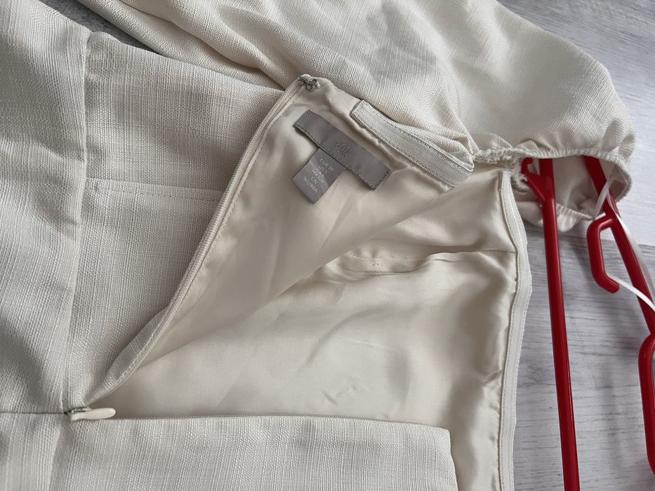 Bluza H&M tip corset , S/36 , crem