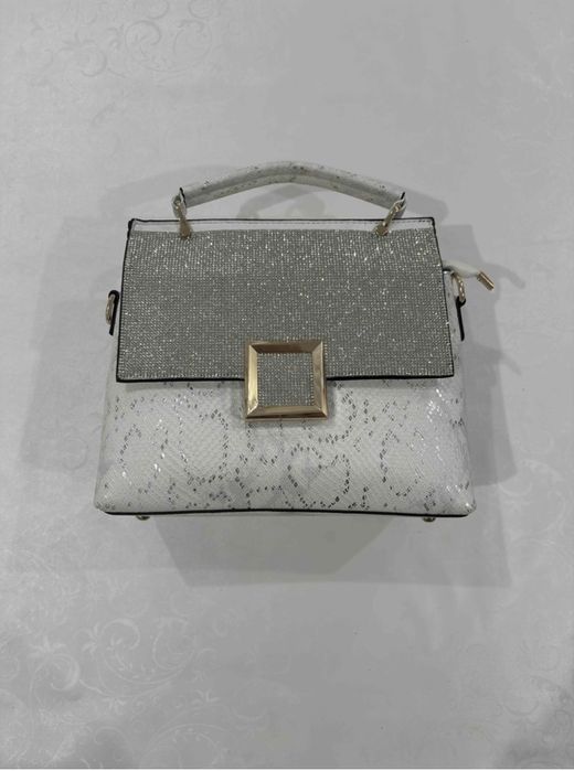 Сумка тоут Натуральная кожа белый