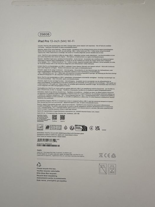 Ipad Pro 13 M4 256gb