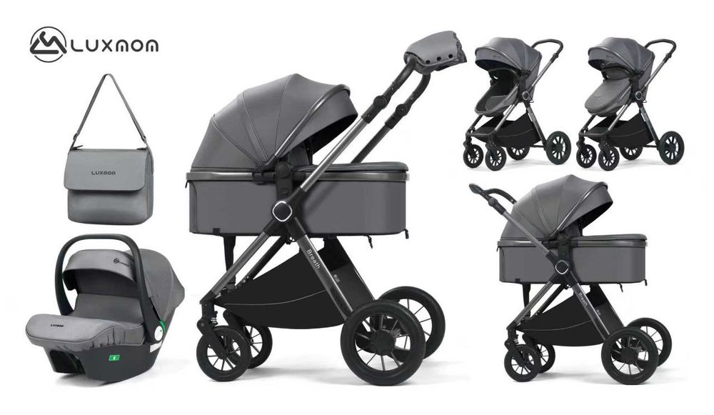 Luxmom A4 2 В 1 - компактная и легкая складная коляска - траснформер