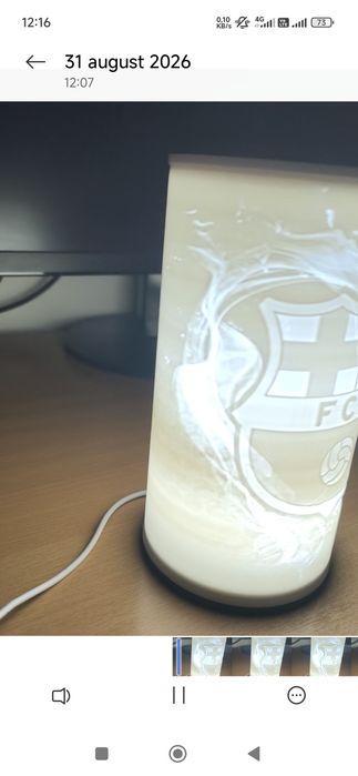 Lampa veghe FC Barcelona