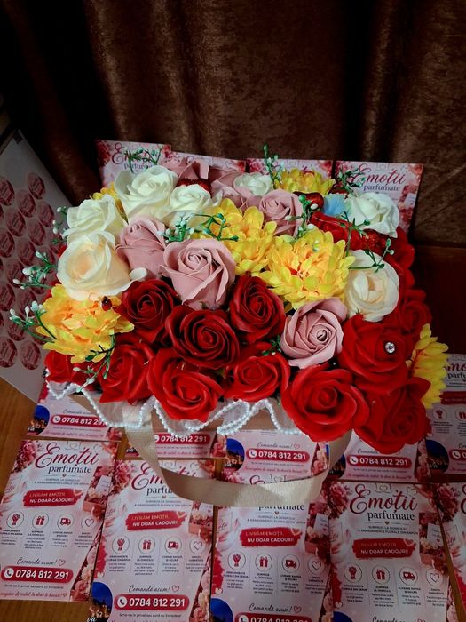 Aranjamente florale din săpun
