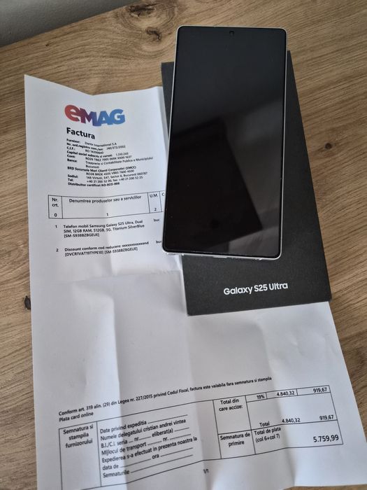 Vand Samsung S25 Ultra 512GB