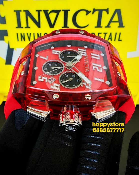 INVICTA Ghost Red 47 mm, Инвикта нов ръчен часовник