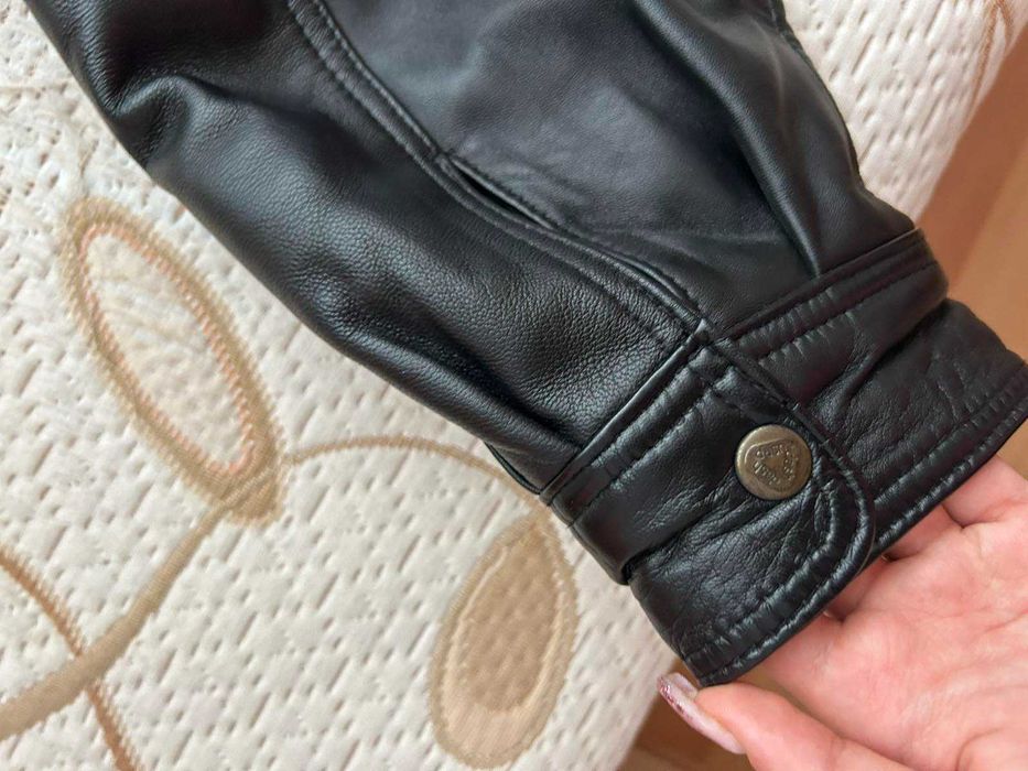 Мъжко яке от естествена кожа