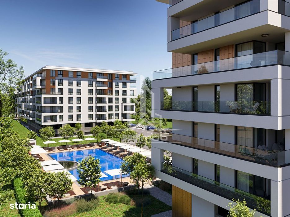 Apartament 2 camere tip studio Sky Garden.