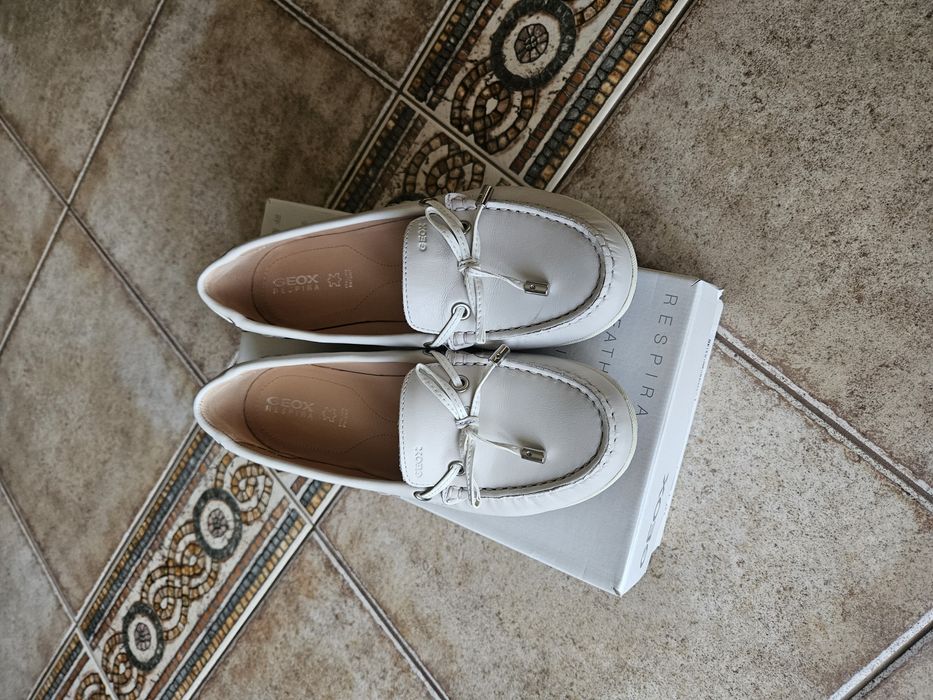 Pantofi tip mocasini geox