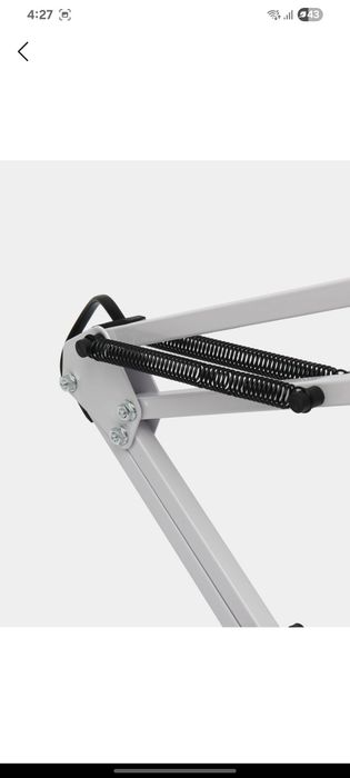 Настольная лампа, металлическая, классическая