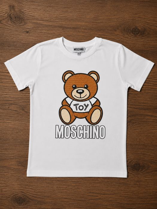 Детска блуза MOSCHINO- нова - черна и бяла