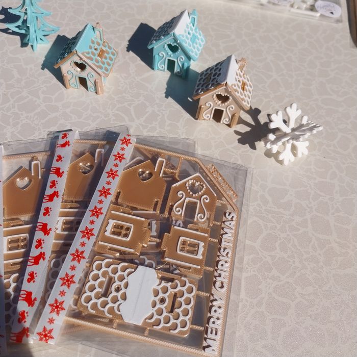 Коледни Гифт Картички 3д принт