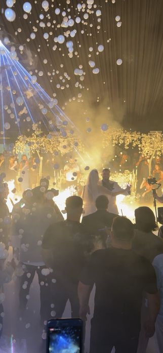 Inchirez scena de lumini si ecrane |baloane cu fum|Fum greu | Ecran |