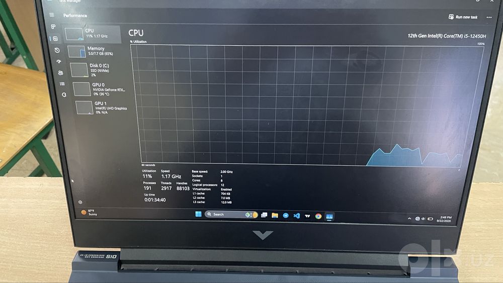 HP Victus Gaming | Core i5-12450H | RTX 3050 4GB