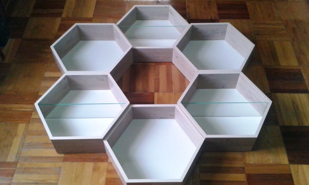 3D соты.Полки Подвесные.