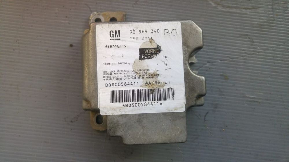 calculator airbag opel vectra b 90569340