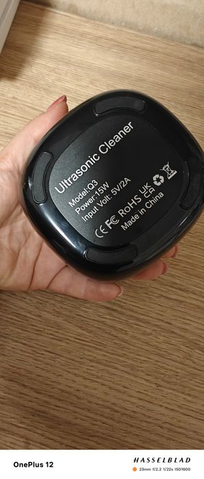 Aparat ultrasonic pt curățat bijuterii