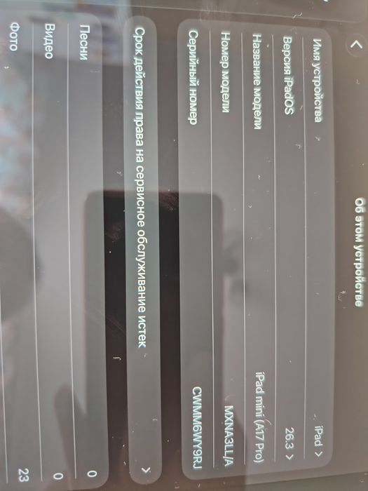 Продам iPad mini (A17 Pr0)