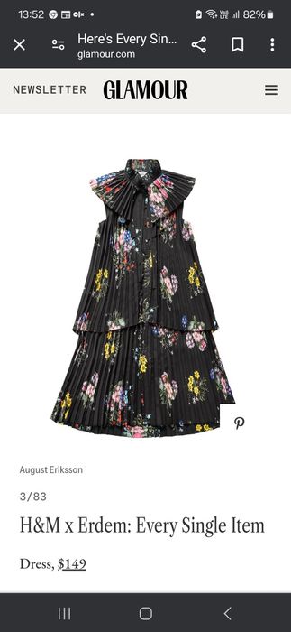 Rochie H&m Erdem, mărimea 34