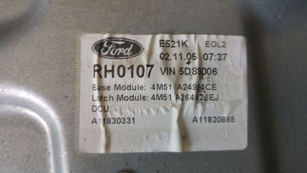 macara manuala dreapta spate ford focus 2 4m51a24994ce