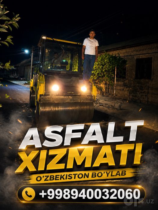 Asfalt qilamiz sifatli va kafolatli