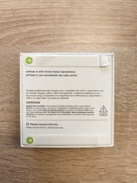 Слушалки Apple airpods 4 ANC